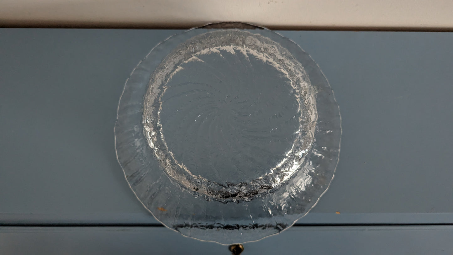 Riihimäen Lasi Tupru Kulho / Tarjoilukulho (1975-1980, Nanny Still)