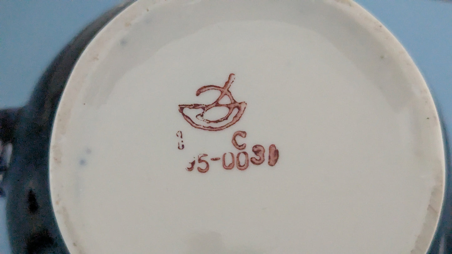 Dovbysh - Koboltti Kultaruusu Teekannu / Kahvikannu