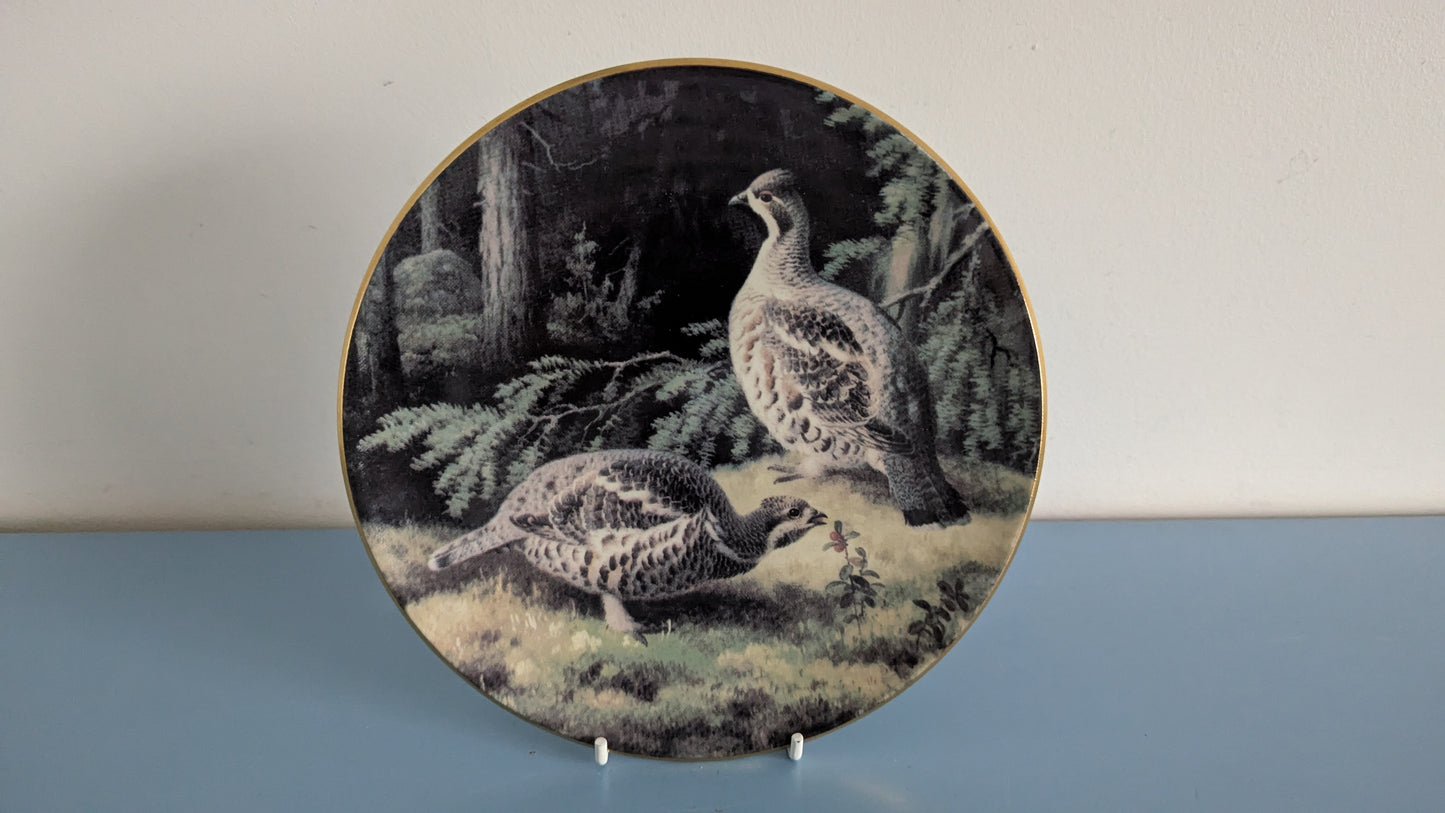 Arabia Pyypari Metsässä Seinälautanen Nro 2 (Ferdinand von Wright)