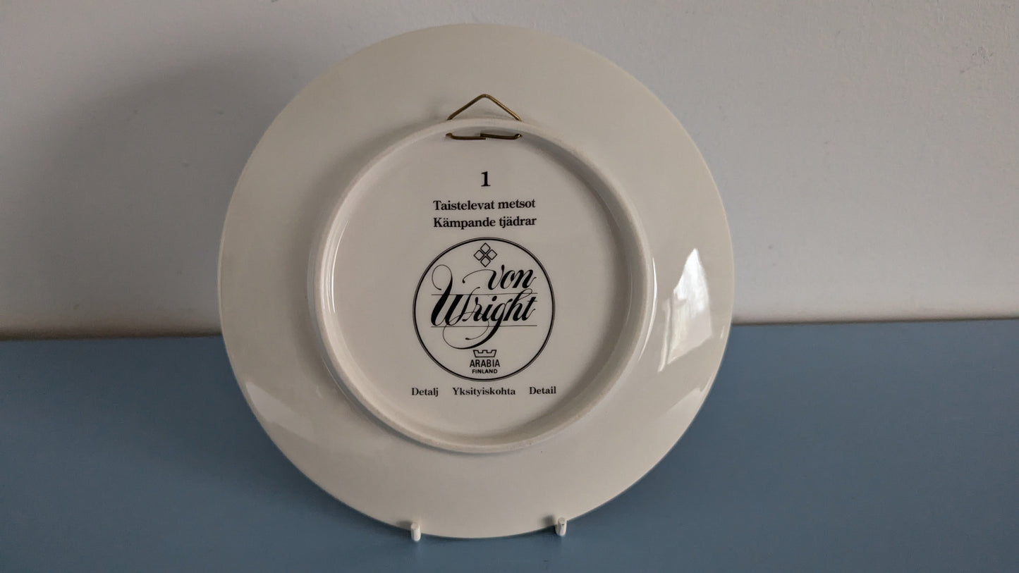 Arabia Taistelevat Metsot Seinälautanen Nro 1 (Ferdinand von Wright)