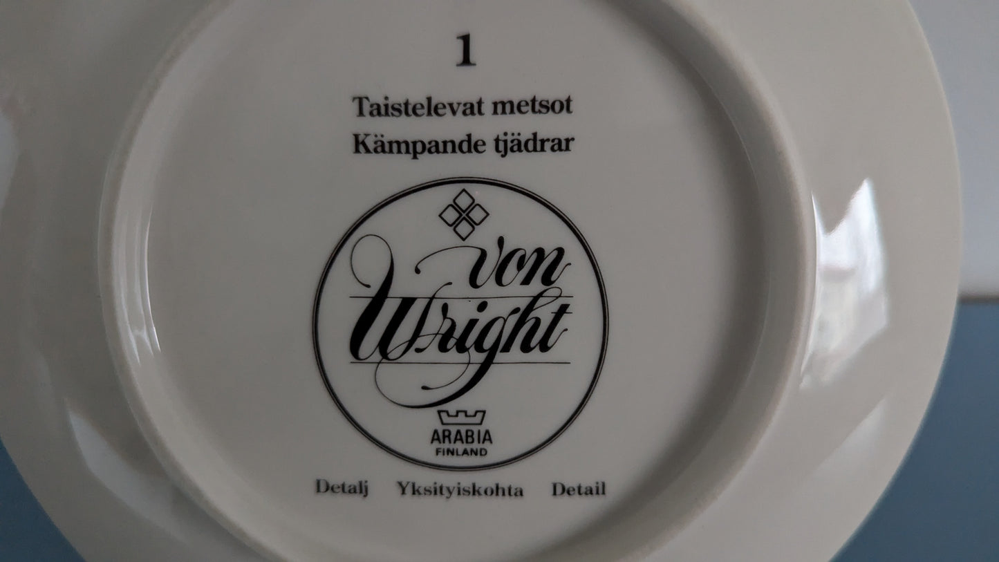 Arabia Taistelevat Metsot Seinälautanen Nro 1 (Ferdinand von Wright)
