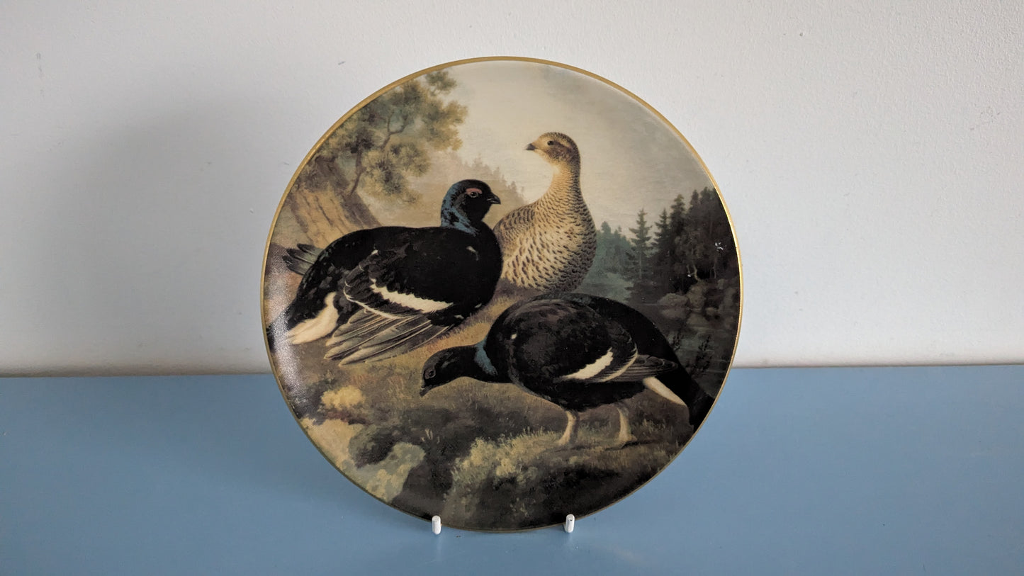 Arabia Teeriä Rantatöyräällä Seinälautanen Nro 3 (Ferdinand von Wright)