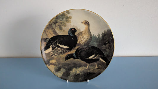 Arabia Teeriä Rantatöyräällä Seinälautanen Nro 3 (Ferdinand von Wright)