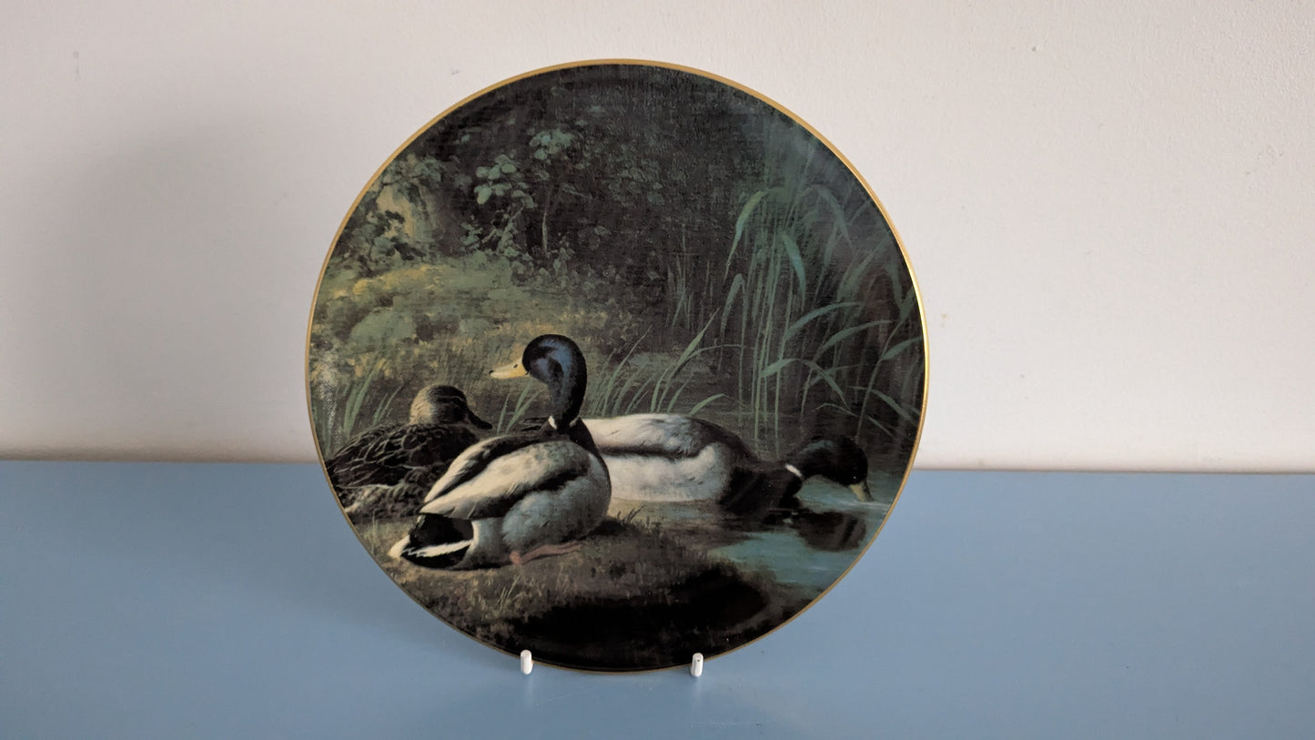 Arabia Heinäsorsia Seinälautanen Nro 4 (Ferdinand von Wright)