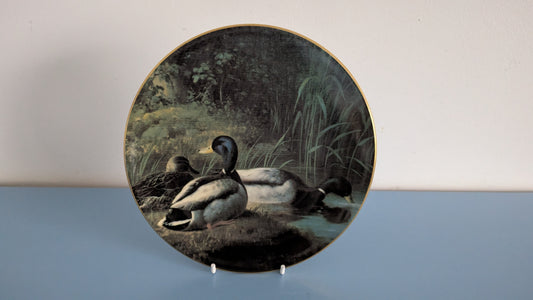 Arabia Heinäsorsia Seinälautanen Nro 4 (Ferdinand von Wright)