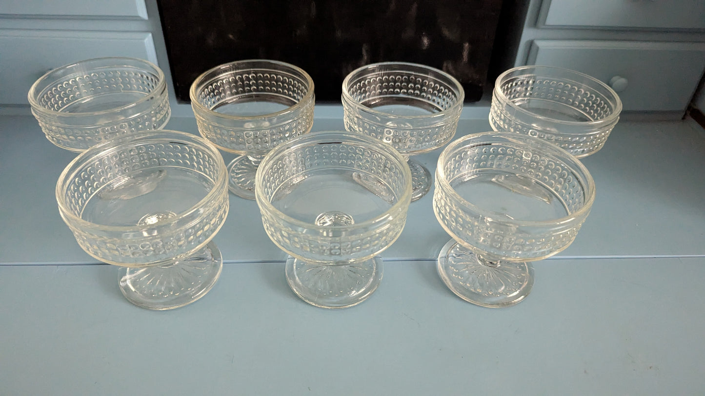 Riihimäen Lasi Barokki Sokerikko / Annoskulho (7kpl, 1967-1969, Erkkitapio Siiroinen)