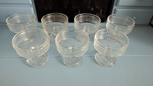 Riihimäen Lasi Barokki Sokerikko / Annoskulho (7kpl, 1967-1969, Erkkitapio Siiroinen)