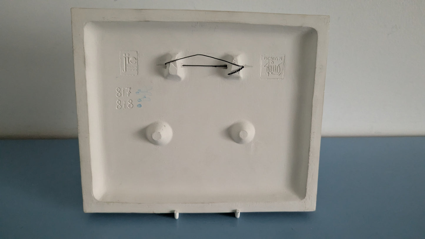 Jie Gantofta 817 818 Laiva Seinälaatta (Signeerattu, Aimo Nietosvuori)