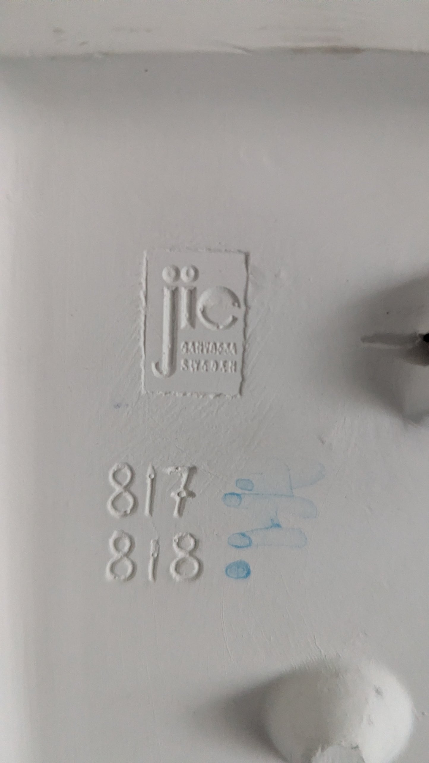 Jie Gantofta 817 818 Laiva Seinälaatta (Signeerattu, Aimo Nietosvuori)