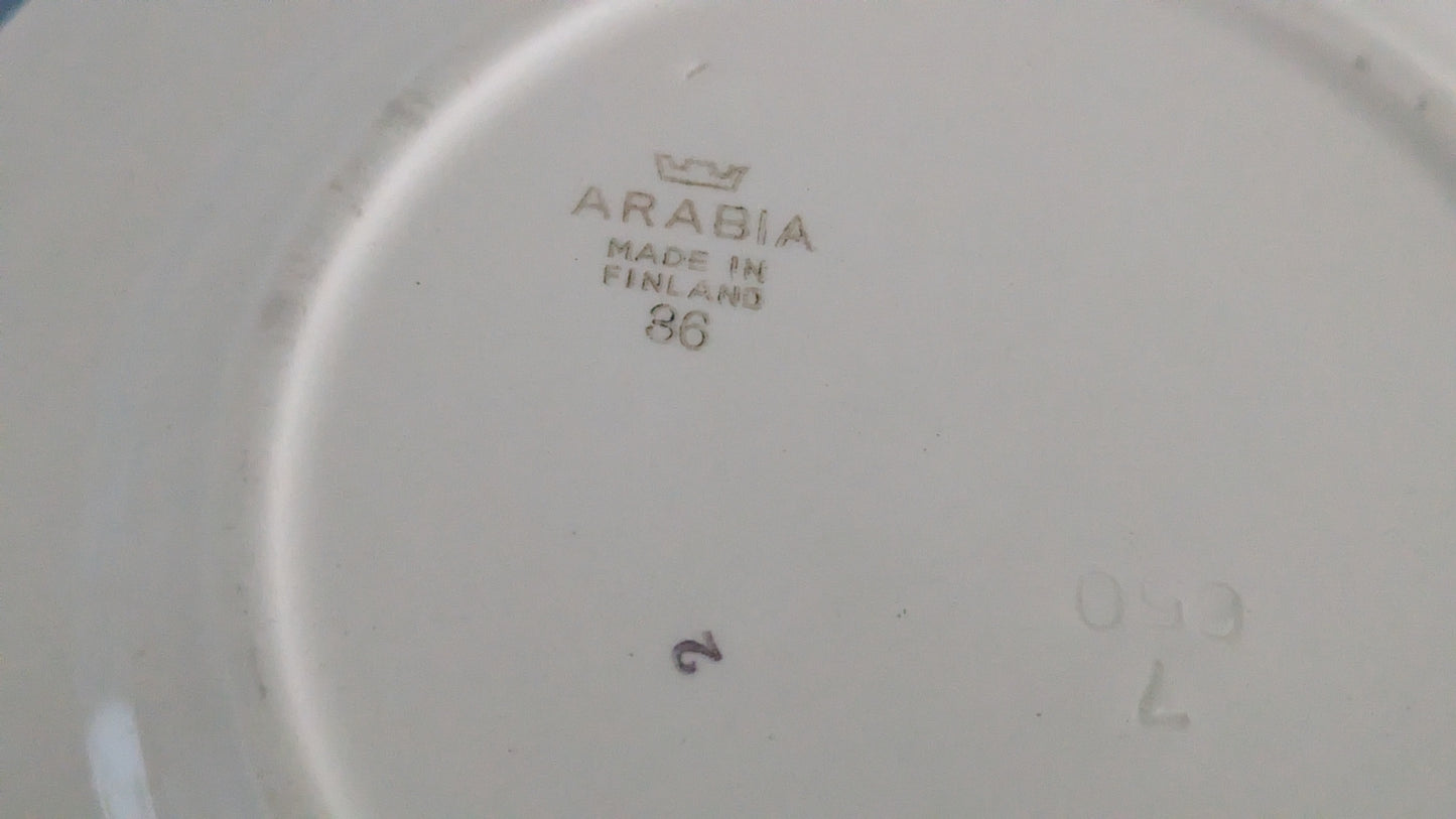 Arabia Greta-Liisa Salaattilautanen / Alkuruokalautanen (5kpl)