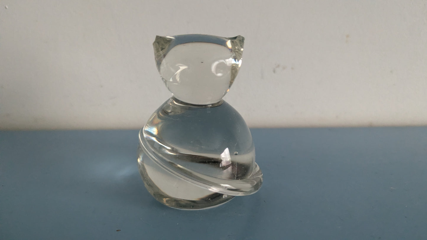 Humppila - Kissa / Lasikissa Figuuri (1973, Kaija Aarikka)