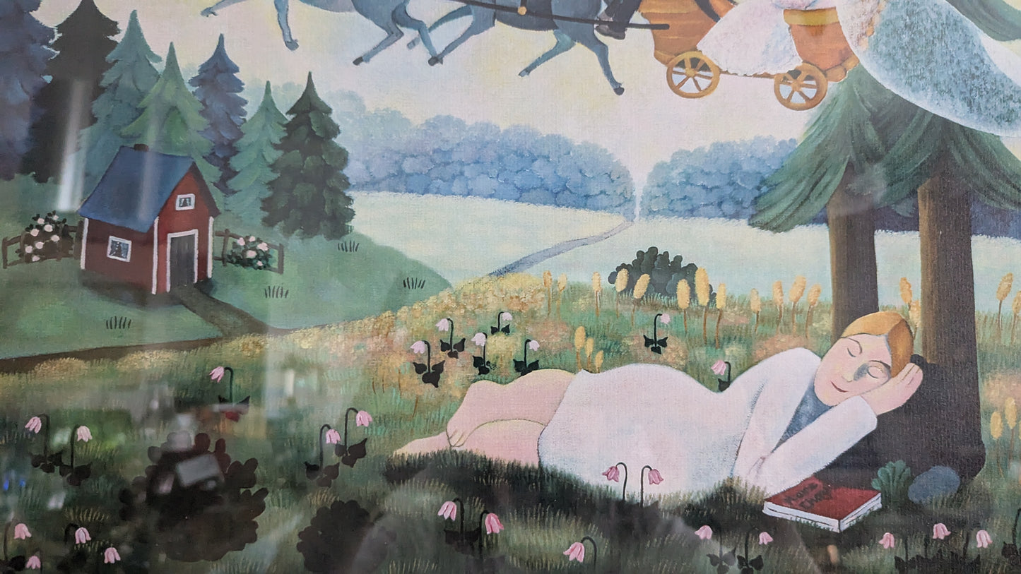 Anita Backlund - Neidon Uni (Signeerattu Grafiikka)