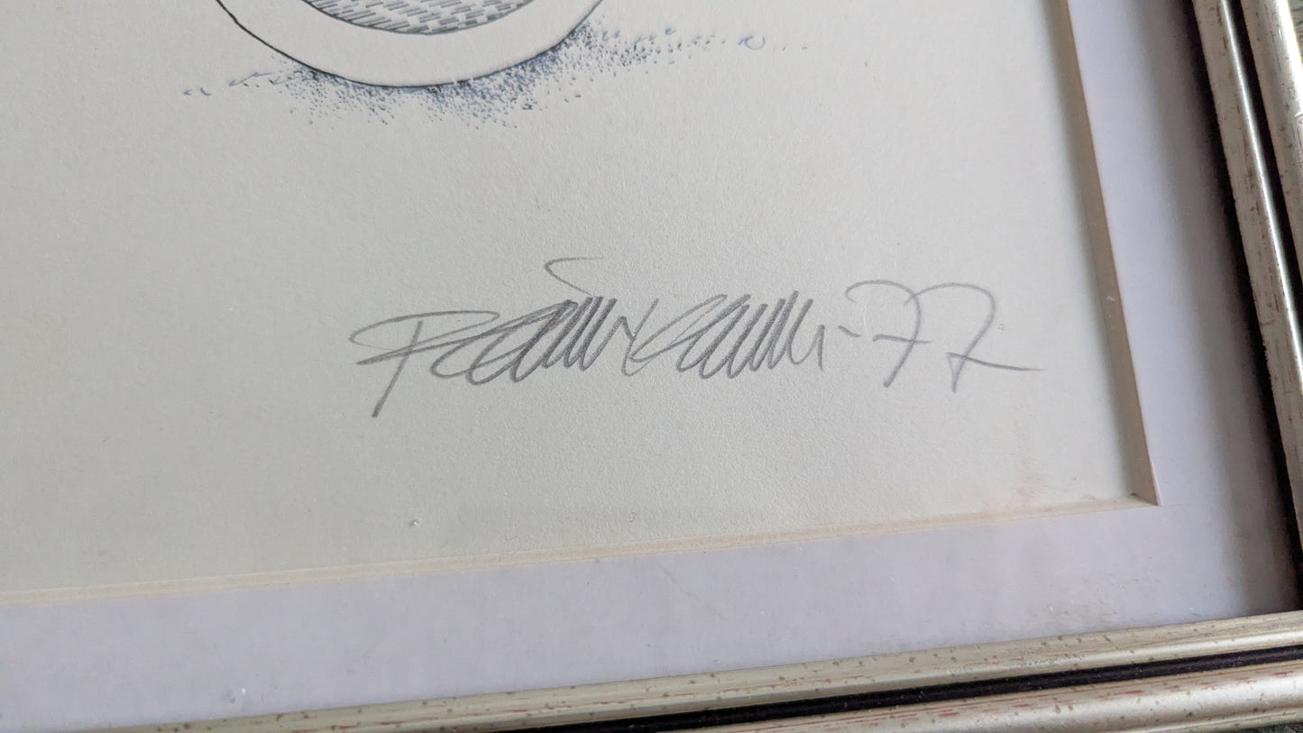 Raimo Kanerva - Signeerattu Grafiikka (1977)