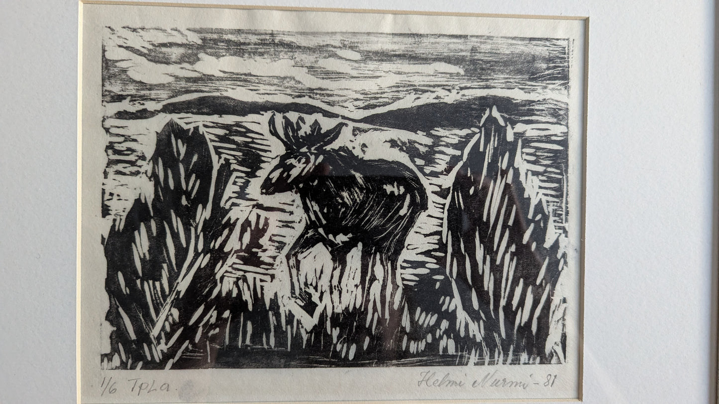 Helmi Nurmi - Signeerattu Puupiirros (1981)