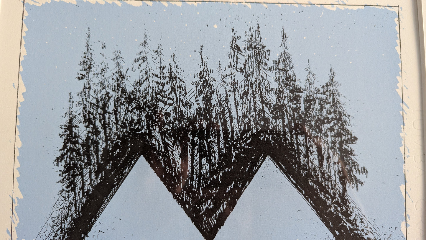 Kimmo Kaivanto - Metsä (Signeerattu Litografia, 1992)