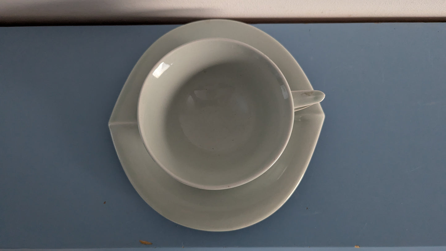 Pentik Kevät Teekuppi ja Lautanen (1990-luku, Signeerattu, Raino Ranta)