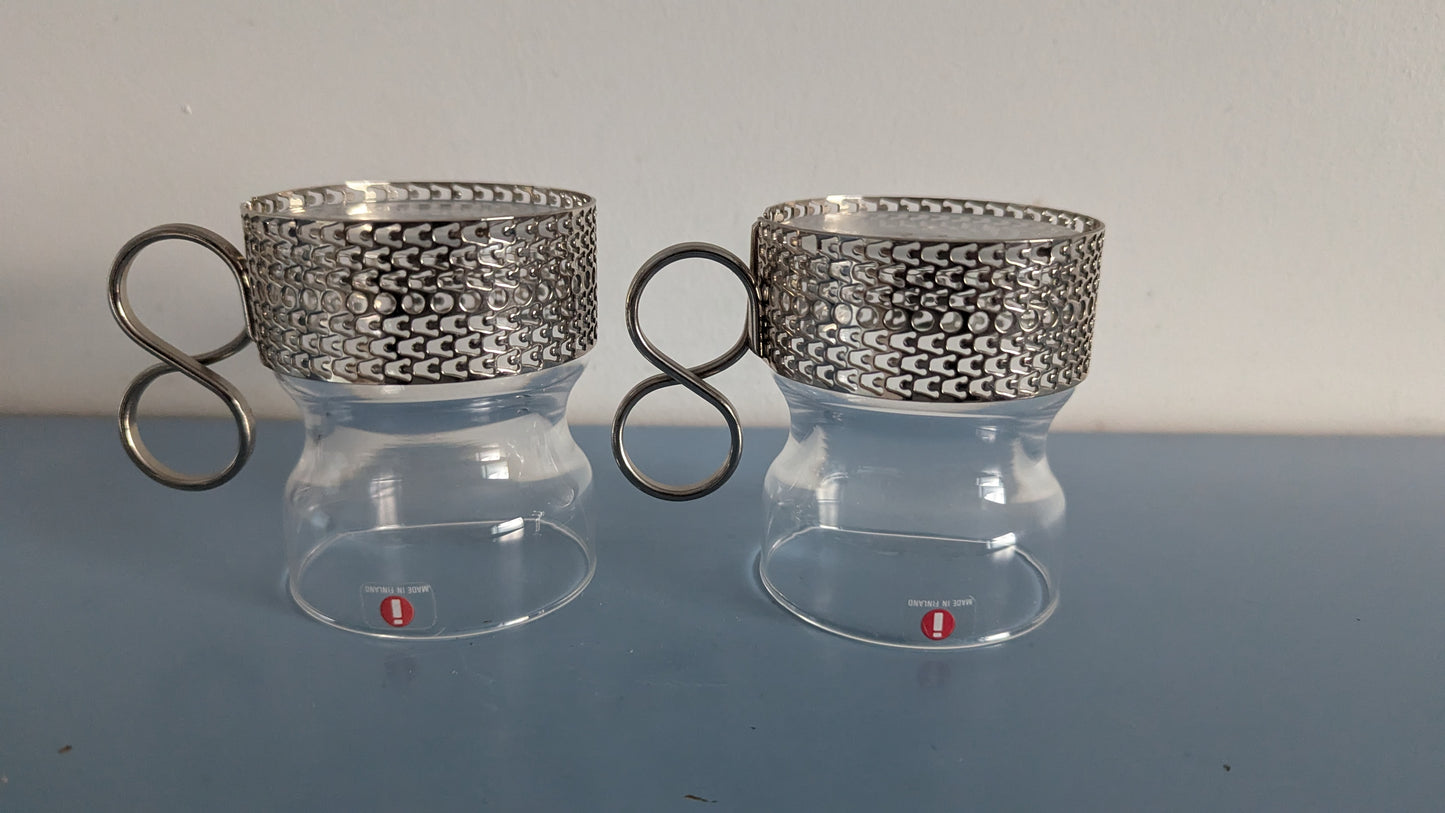 Iittala Tsaikka Kuumajuomalasi / Glögilasi (2kpl, Timo Sarpaneva)
