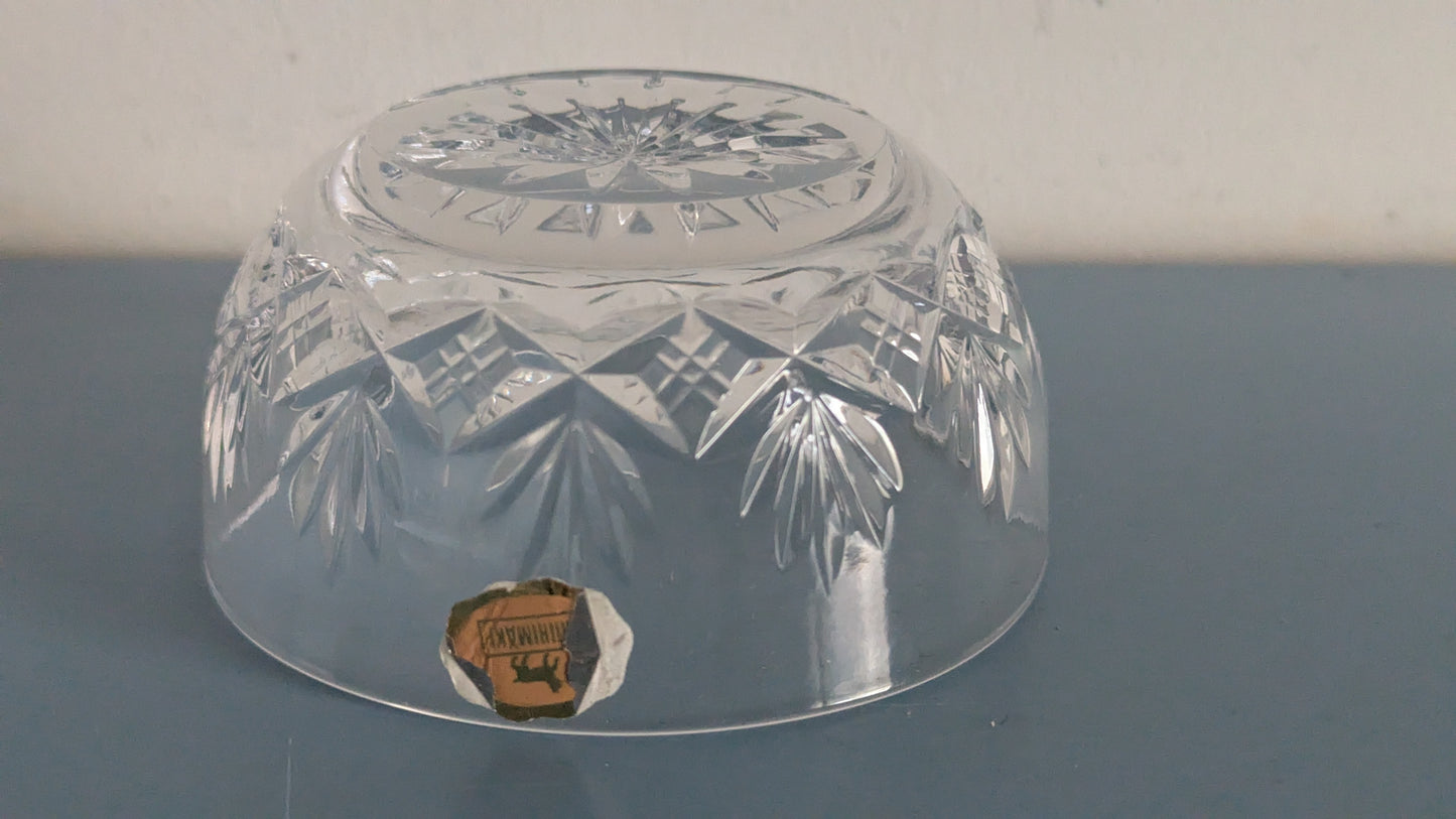 Riihimäen Lasi - Yrjö Kristallikulho / Annoskulho (1960-1970-luku)