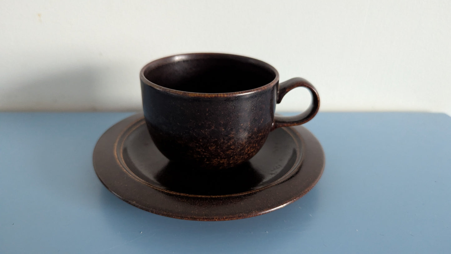 Arabia KR-Mallin Kahviastiasto Kolmelle Hengelle (9-osainen)