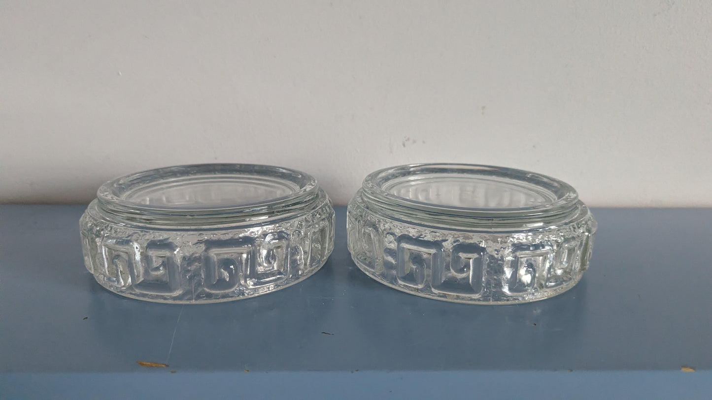 Riihimäen Lasi Taalari Annoskulho (2kpl, 1968-1975, Tamara Aladin)