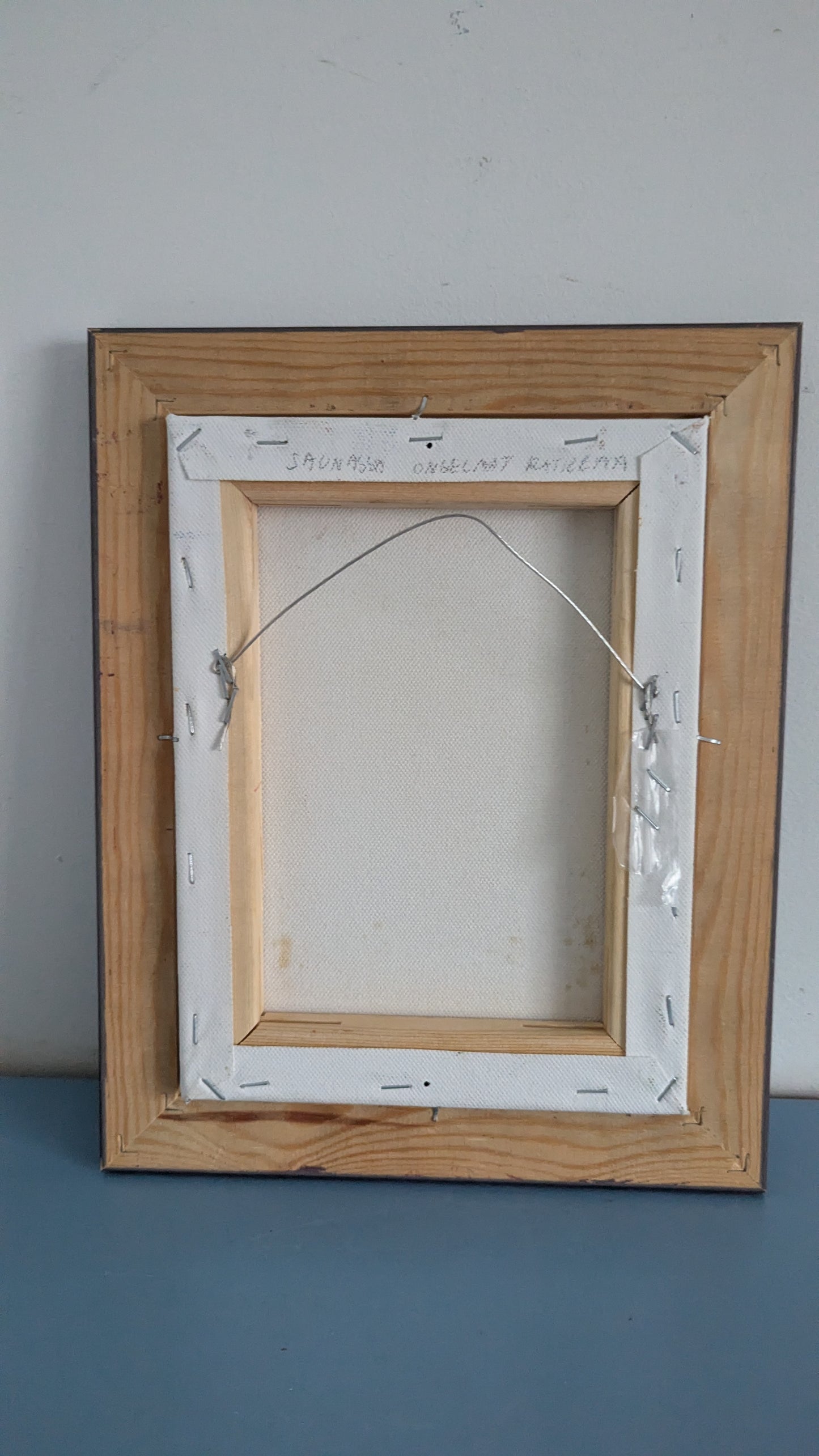 Anita Backlund - Saunassa Ongelmat Ratkeaa (Signeerattu Öljyvärimaalaus 2025)