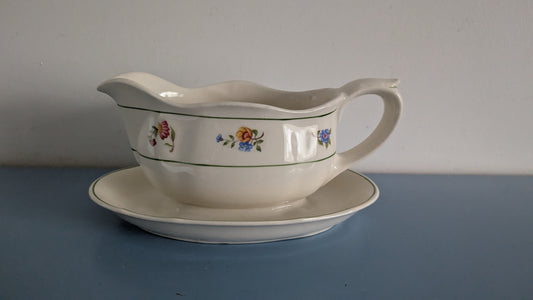 Arabia Kesäkukka Kastikekannu / Kastikekulho (1938-1946)