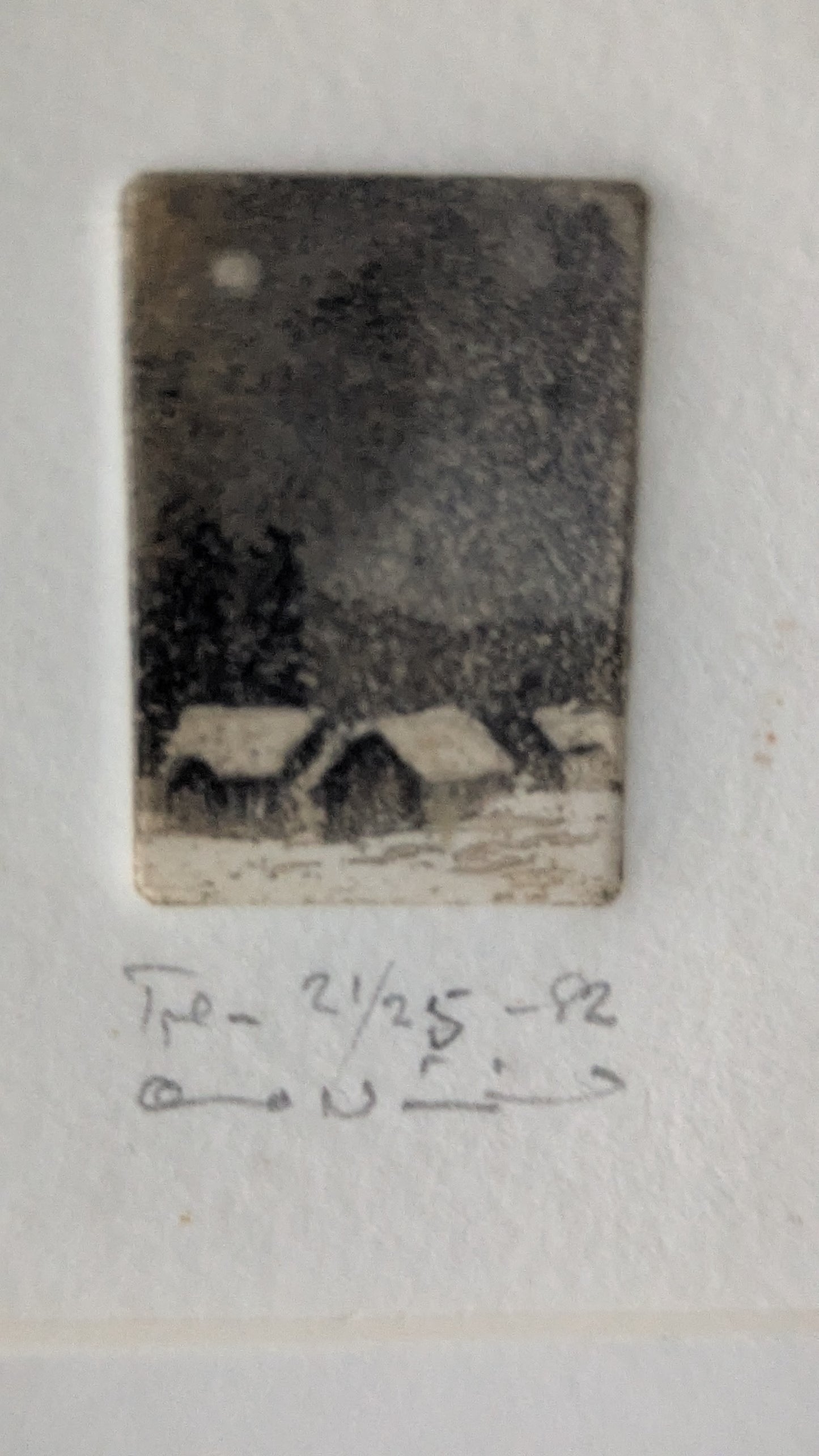 Osmo Nissinen - Kainuun Mökki (Signeerattu Akvatinta 1982)