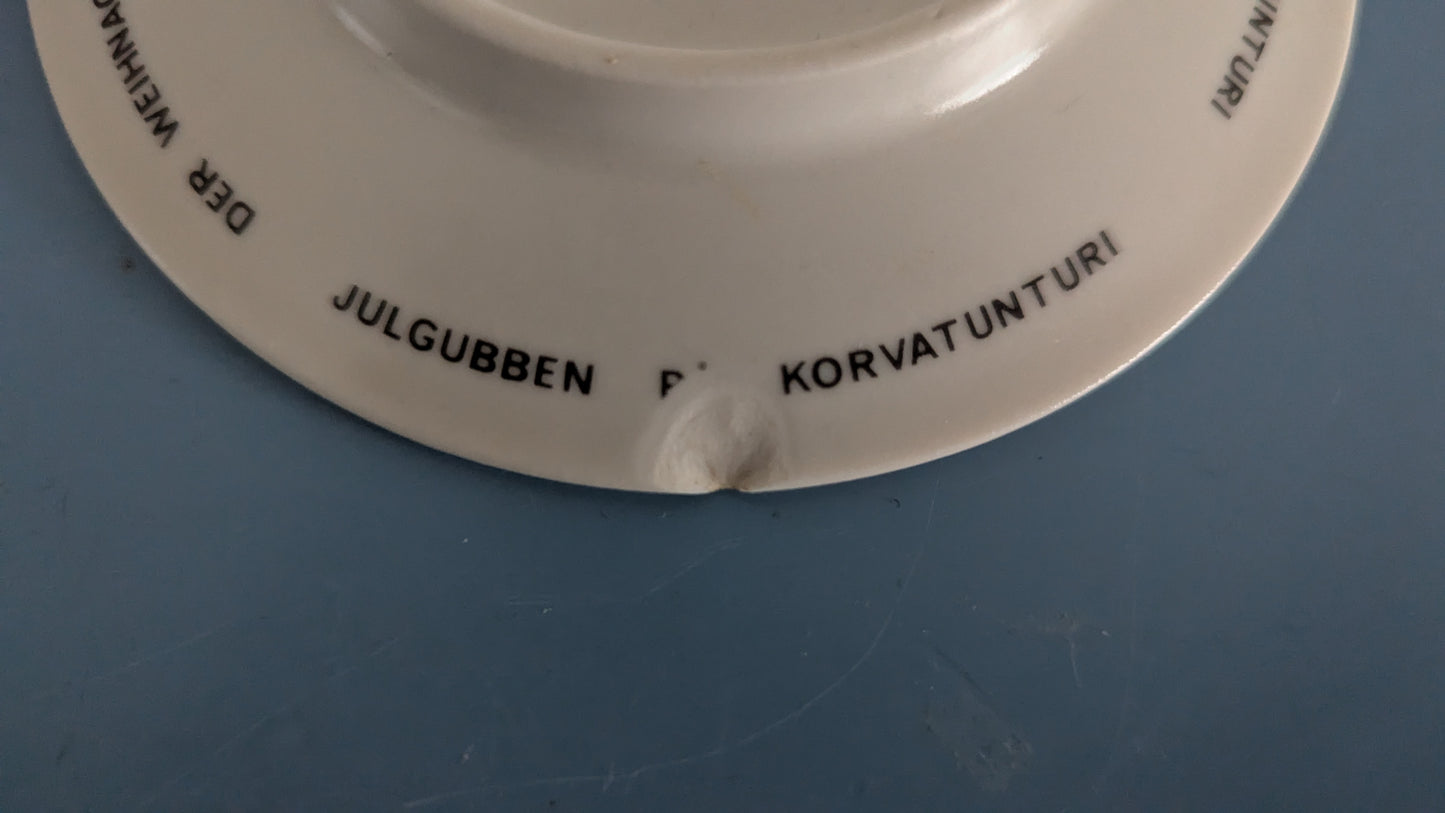 Arabia Joulupukki Korvatunturilla Seinälautanen (1980, Andreas Alariesto)