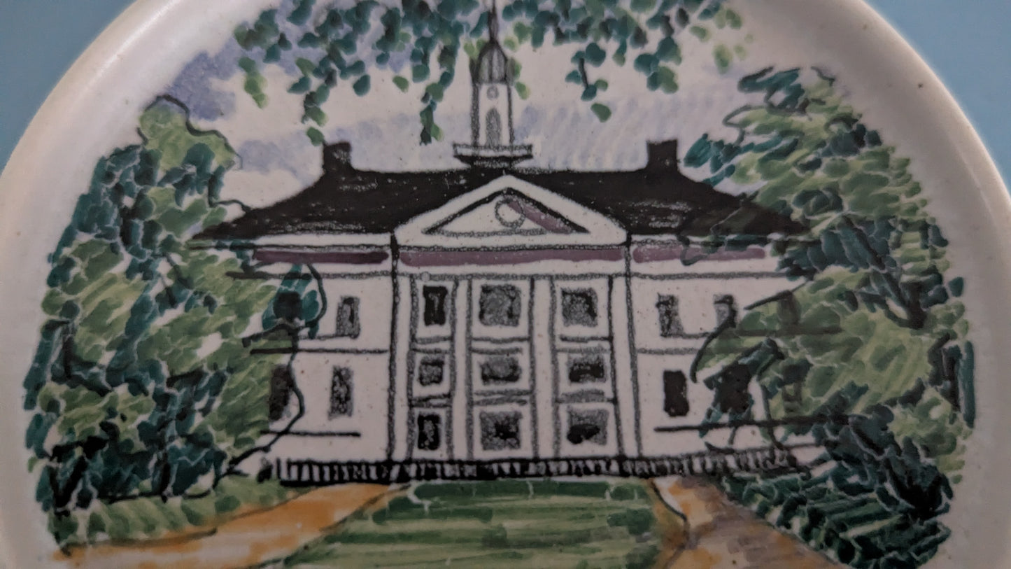 Kupittaan Savi - Pori Seinälaatta / Seinälautanen (1950-luku, Signeerattu)