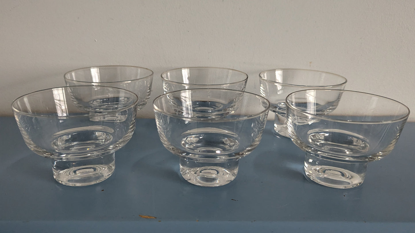 Iittala Future Annoskulho / Jälkiruokakulho (6kpl, 1958-1972, Tapio Wirkkala)