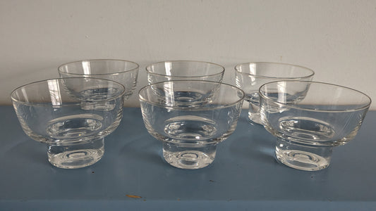 Iittala Future Annoskulho / Jälkiruokakulho (6kpl, 1958-1972, Tapio Wirkkala)
