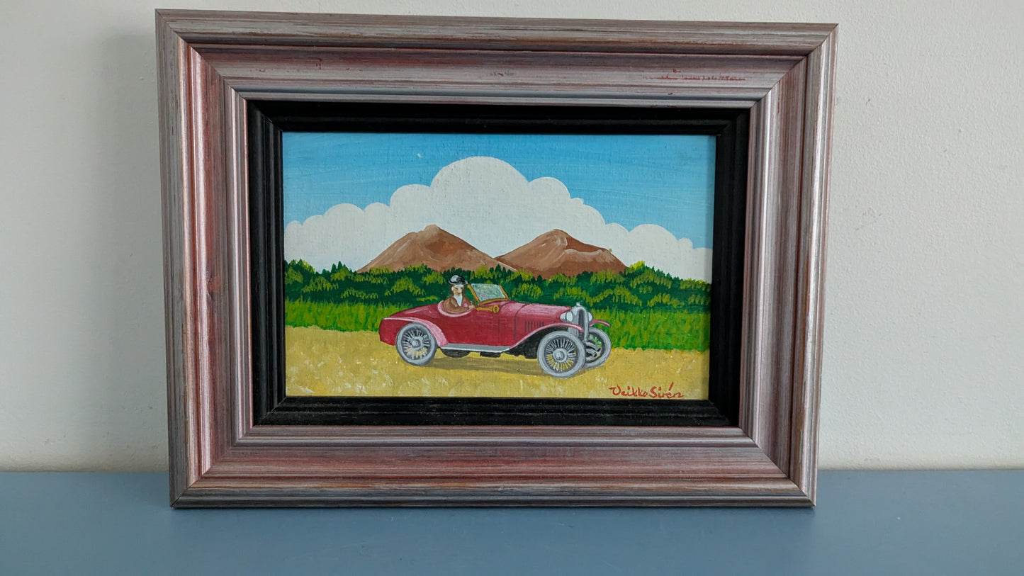 Veikko Siren - Salmson GP 1926 (Signeerattu Öljyvärimaalaus)