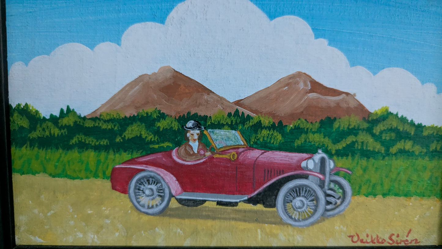 Veikko Siren - Salmson GP 1926 (Signeerattu Öljyvärimaalaus)