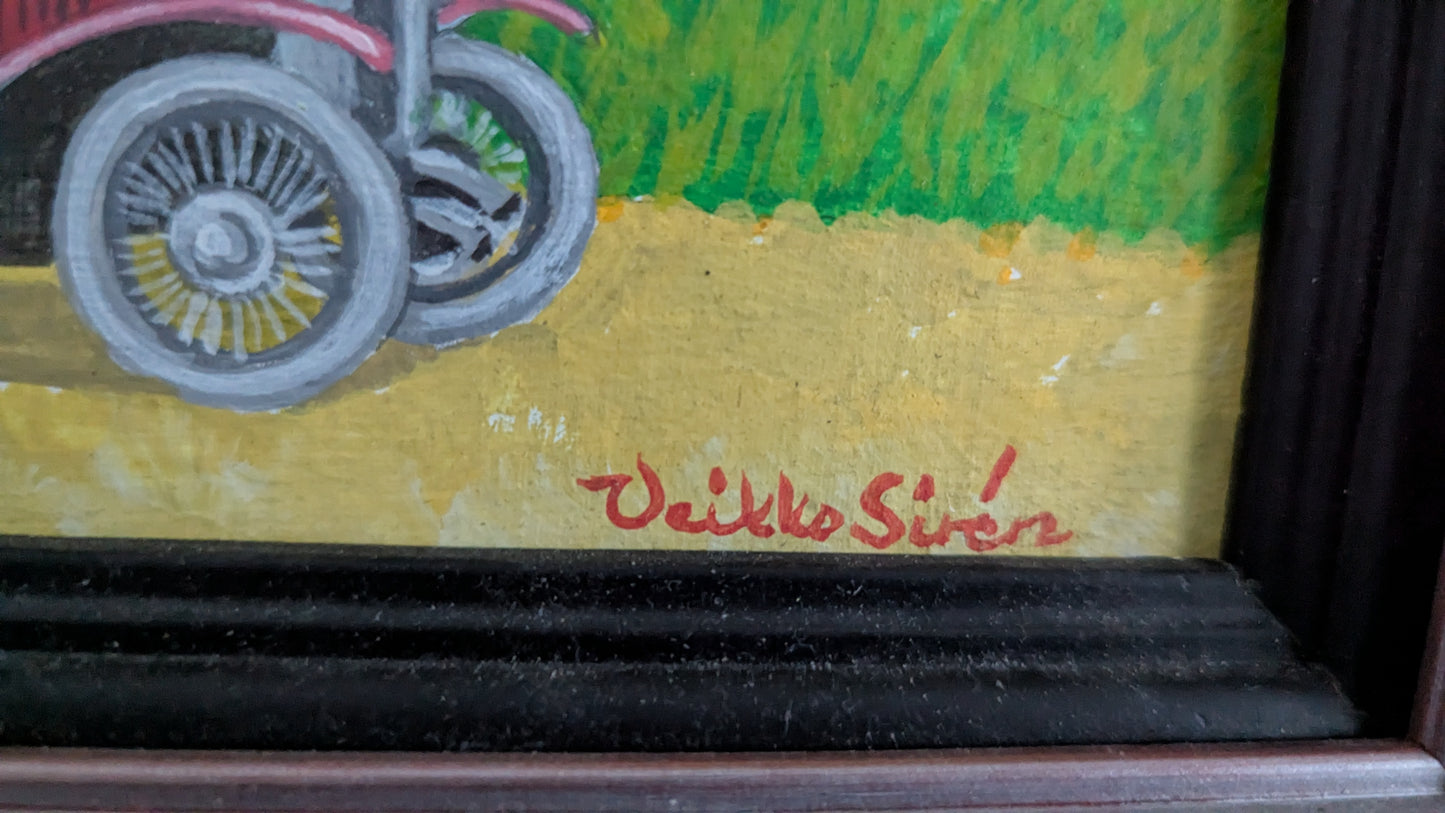 Veikko Siren - Salmson GP 1926 (Signeerattu Öljyvärimaalaus)