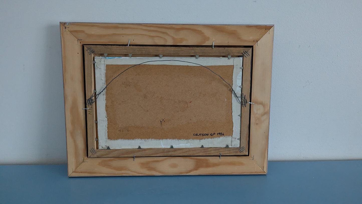 Veikko Siren - Salmson GP 1926 (Signeerattu Öljyvärimaalaus)