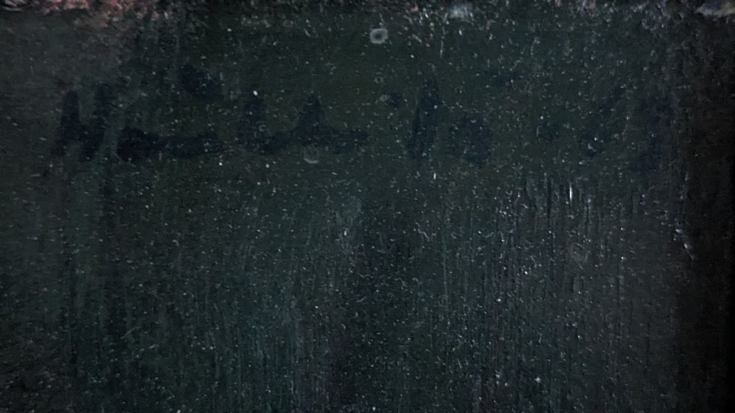 Erkki Heikkilä - Tummat Vaeltajat (Signeerattu Öljyvärimaalaus 1963)