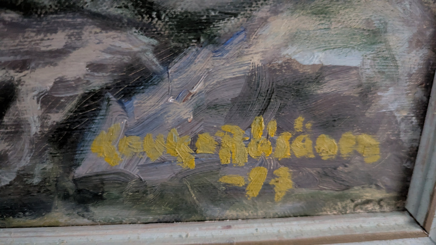 Kauko Räsänen - Signeerattu Öljyvärimaalaus