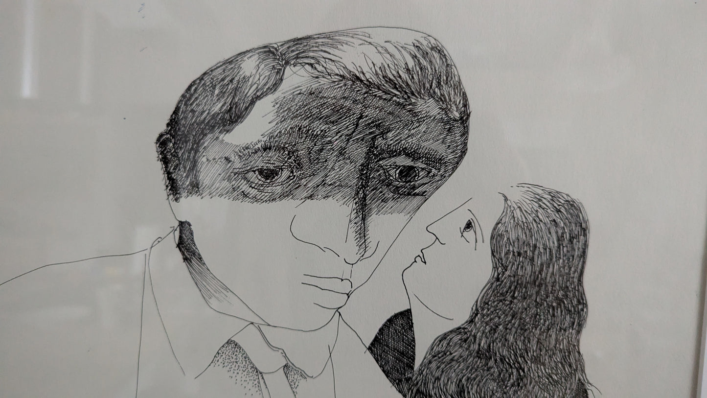 Pertti Kolehmainen Kuiskaten Kerron Salaisuuden (Signeerattu Tussityö 1980)