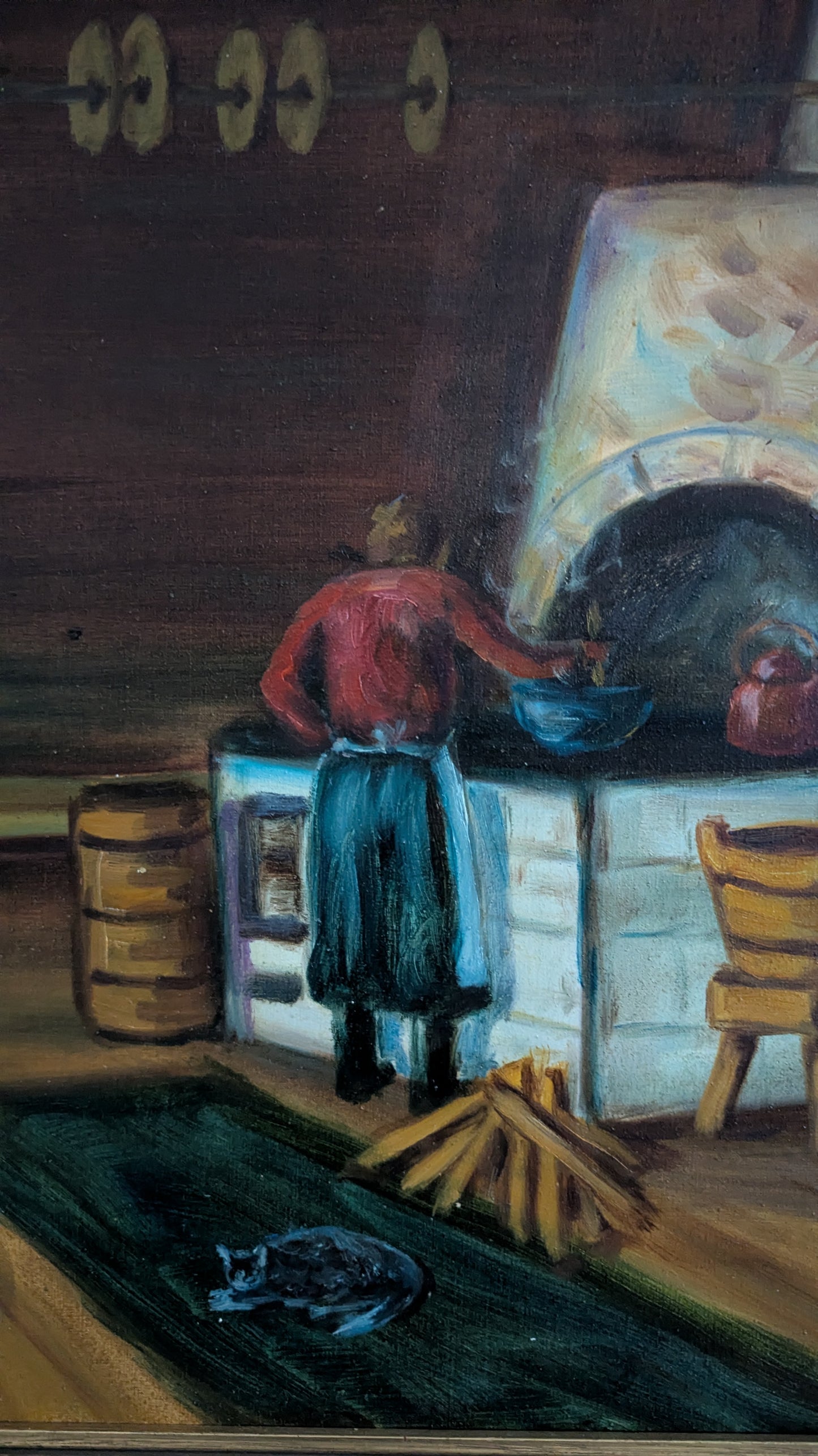 Mauri Pitkänen - Signeerattu Öljyvärimaalaus