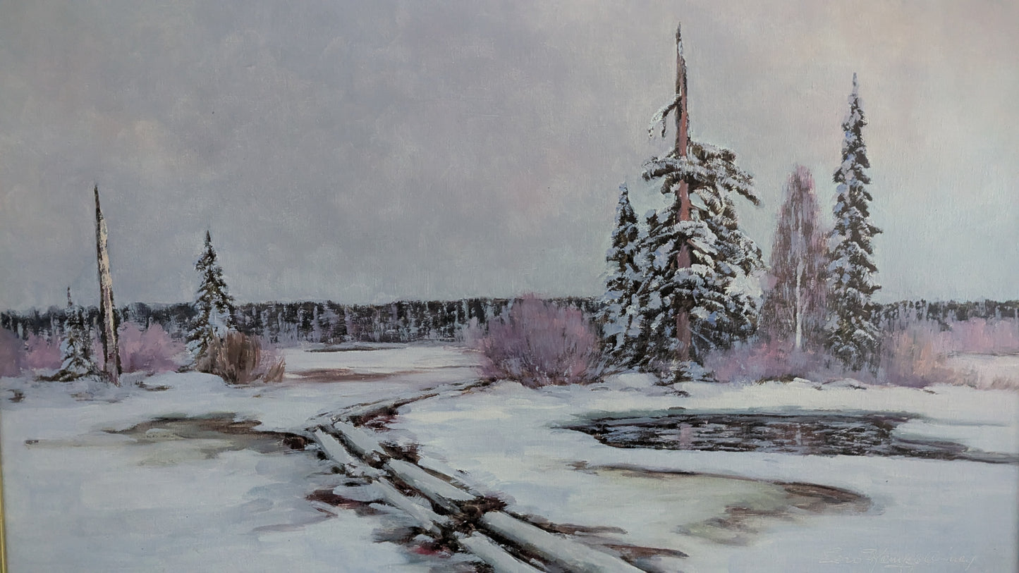 Eero Kemppainen - Signeerattu Öljyvärimaalaus