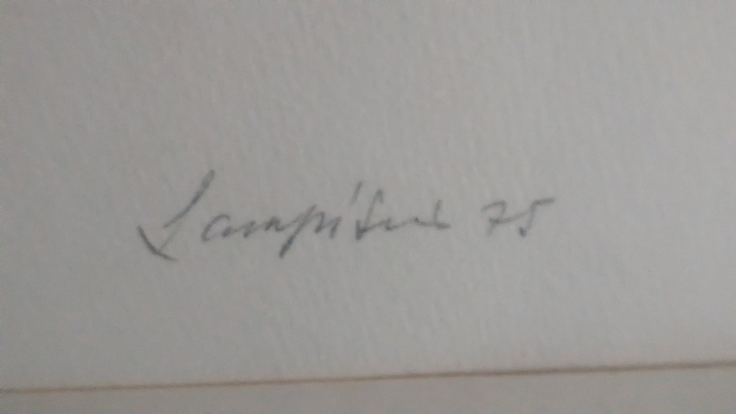 Antti Lampisuo - Signeerattu ja Numeroitu Grafiikka (1975)