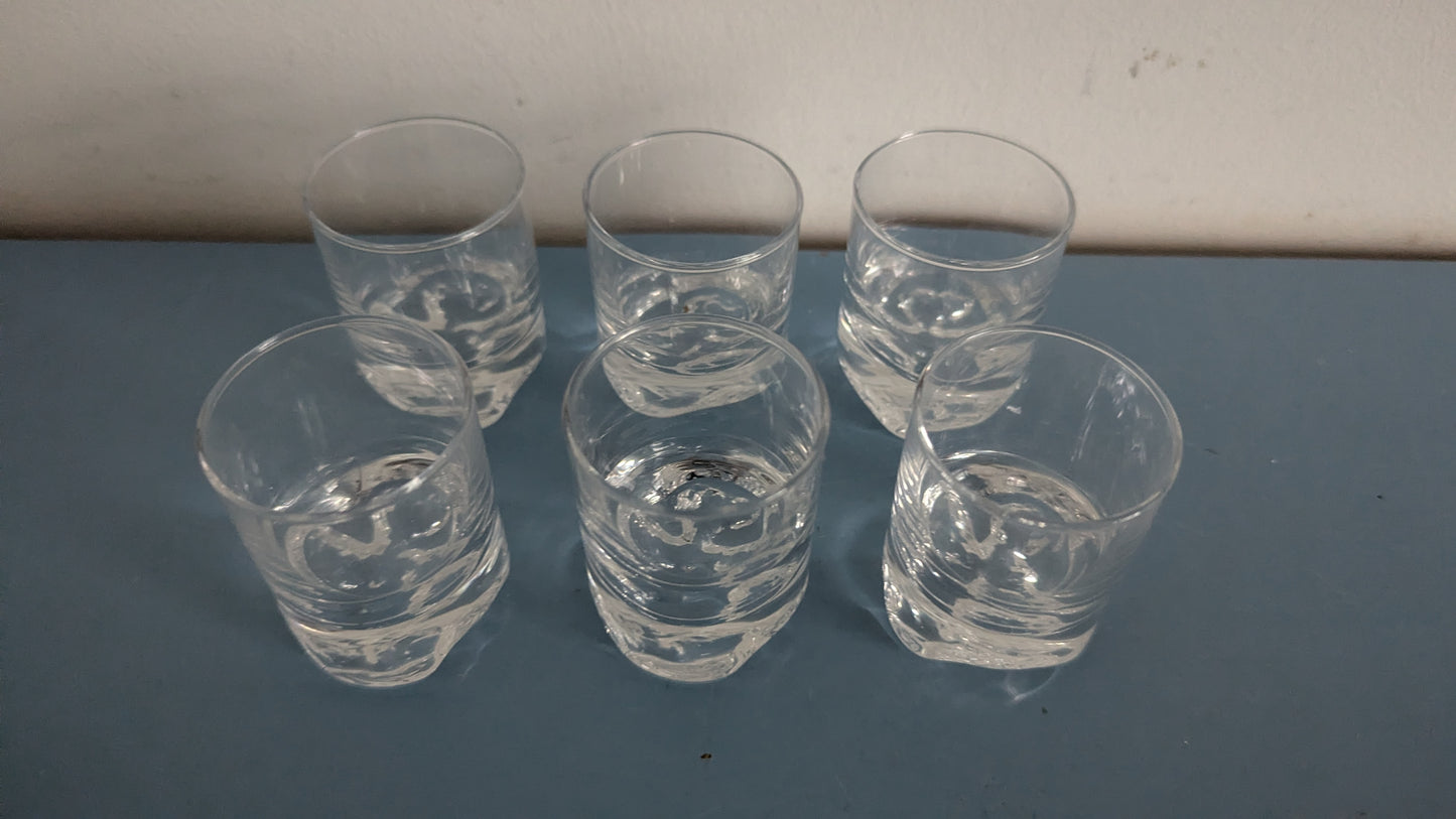 Iittala Gaissa Snapsilasi (6kpl, 1973-1981, Tapio Wirkkala)