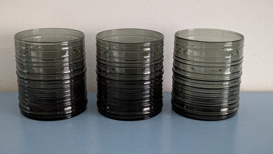 Nuutajärvi Rustica Juomalasi (3kpl, 1963-1970, Kaj Franck)