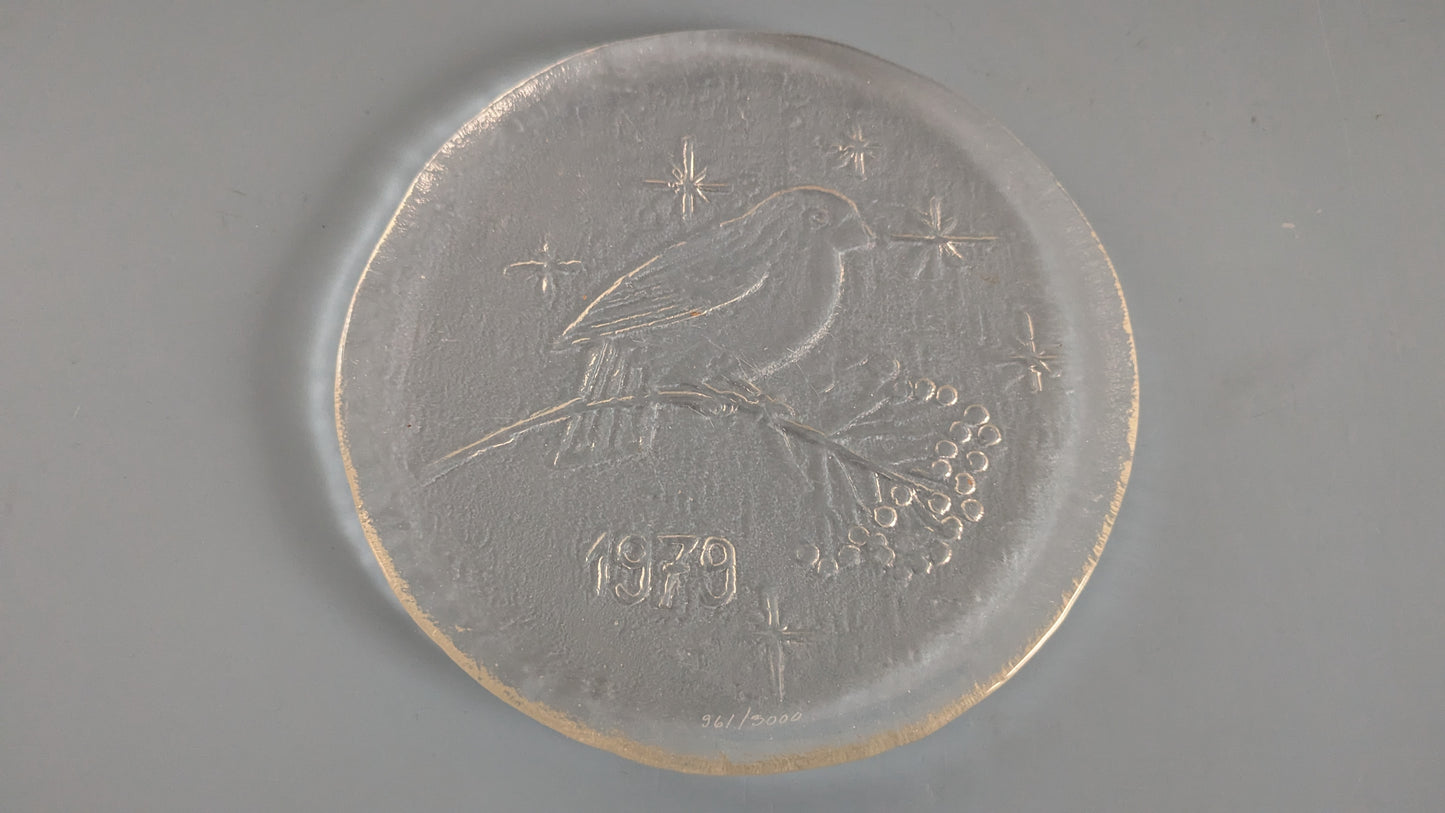 Humppila Lintu 1979 Numeroitu 961/3000 Vuosilautanen / Joululautanen