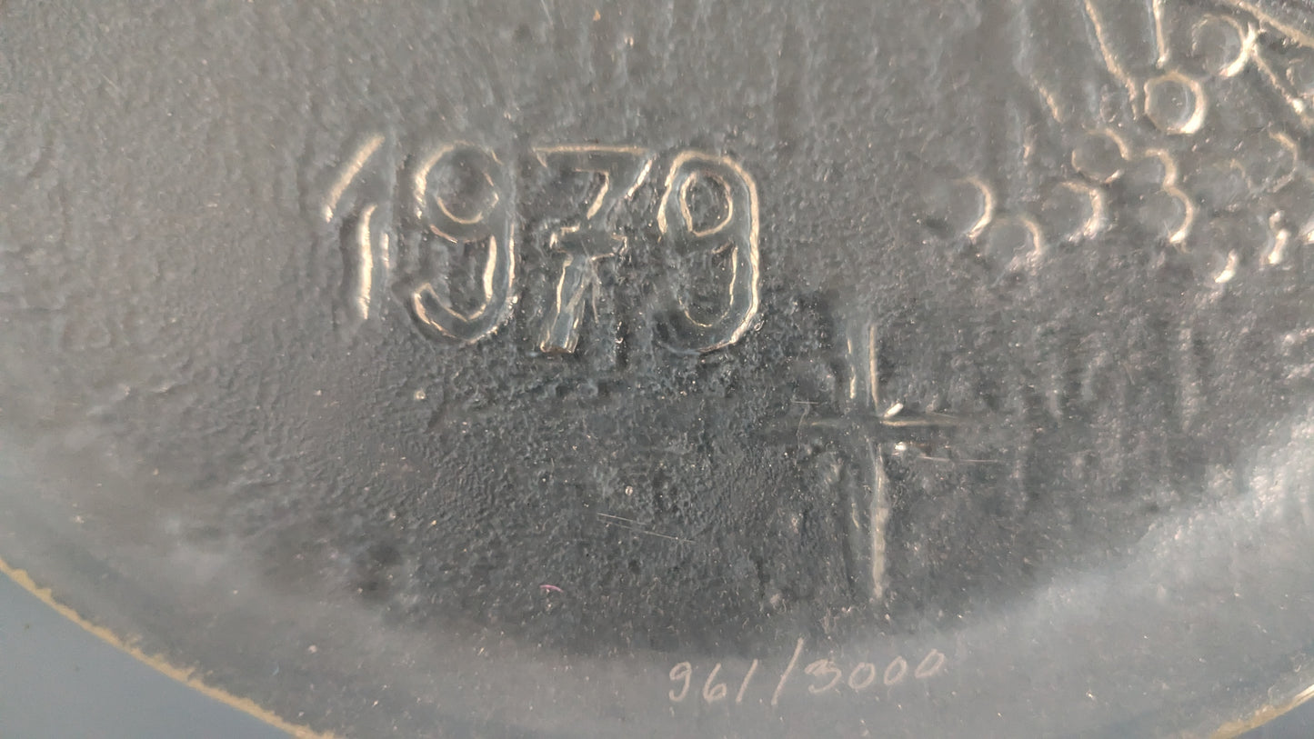 Humppila Lintu 1979 Numeroitu 961/3000 Vuosilautanen / Joululautanen