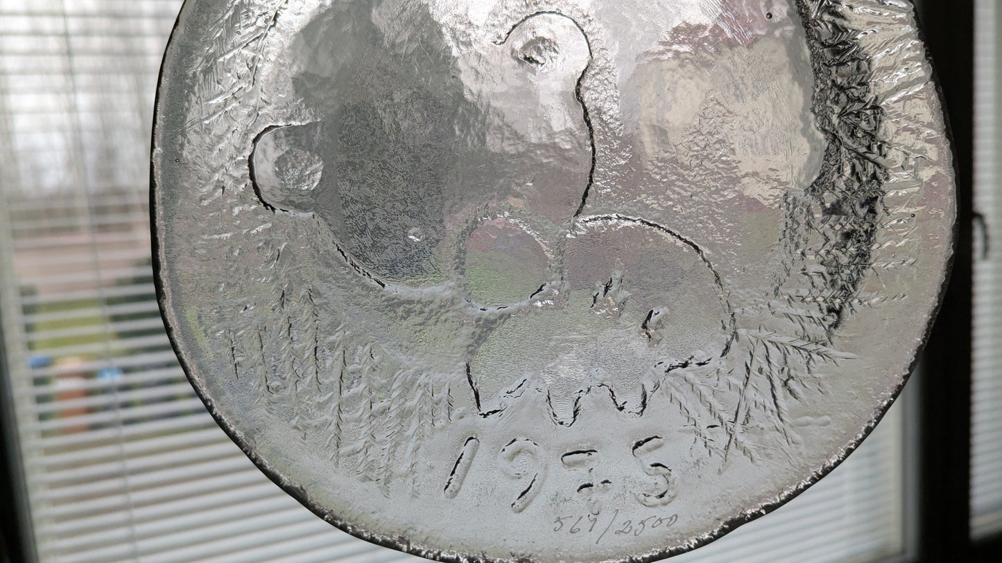 Humppila Nallekarhu 1975 Numeroitu 561/2500 Vuosilautanen / Joululautanen