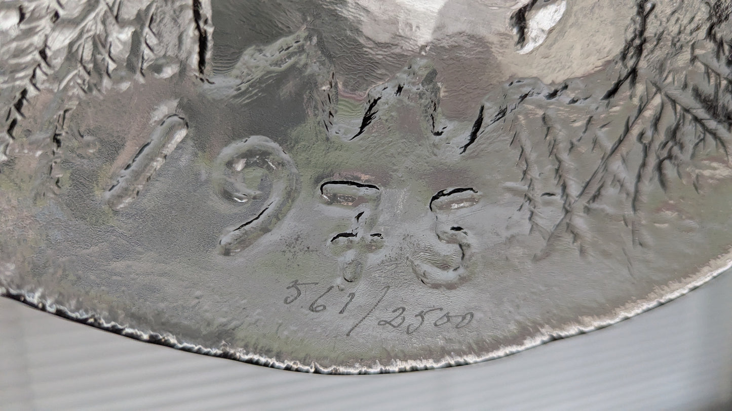 Humppila Nallekarhu 1975 Numeroitu 561/2500 Vuosilautanen / Joululautanen