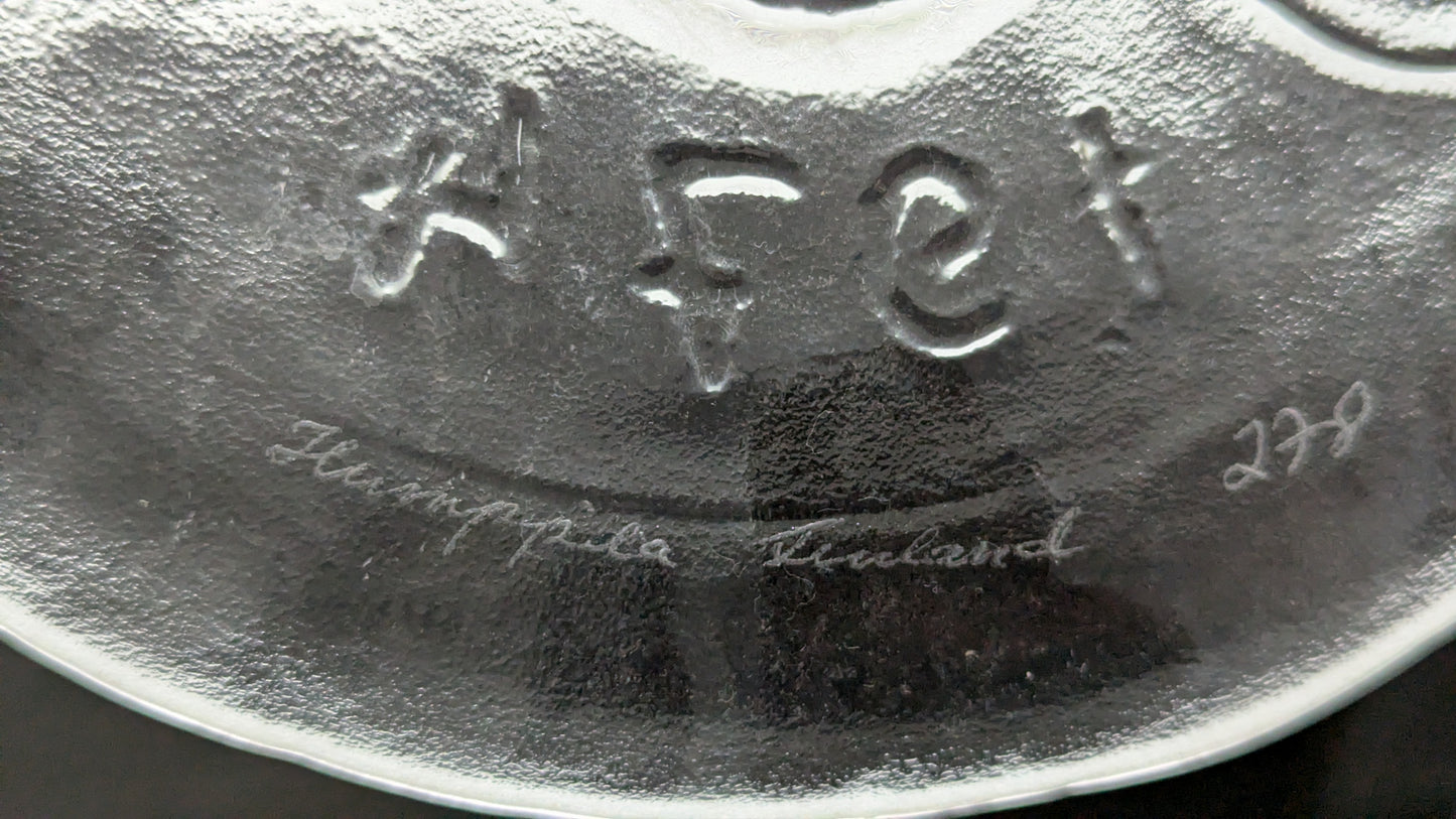 Humppila Sika 1974 Numeroitu 278 Vuosilautanen / Joululautanen