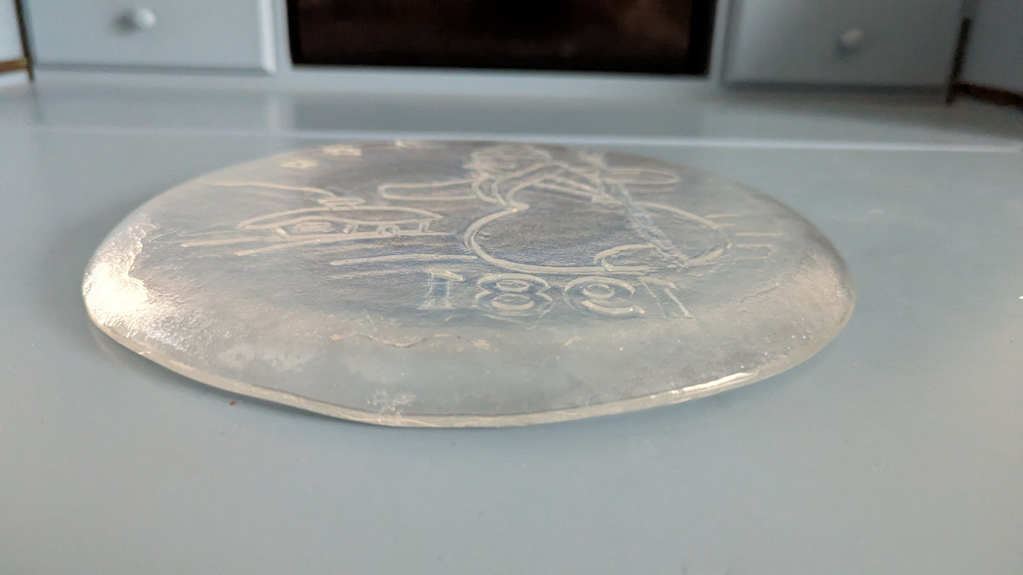 Humppila Lumiukko 1981 Numeroitu 31/2600 Vuosilautanen / Joululautanen