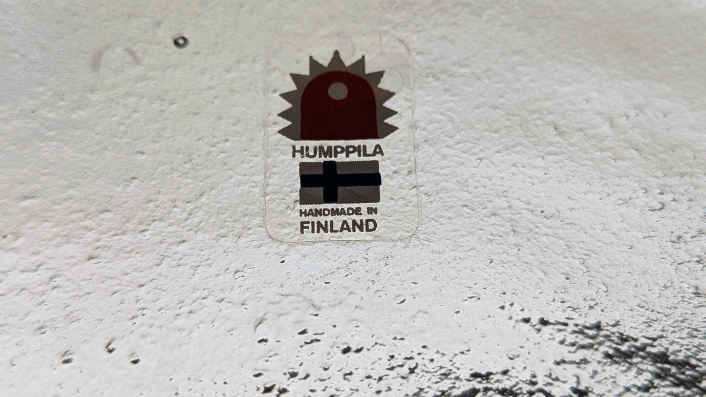 Humppila 1970-1980 Humppilan Lasitehdas 10 Vuotta Lautanen (1980)